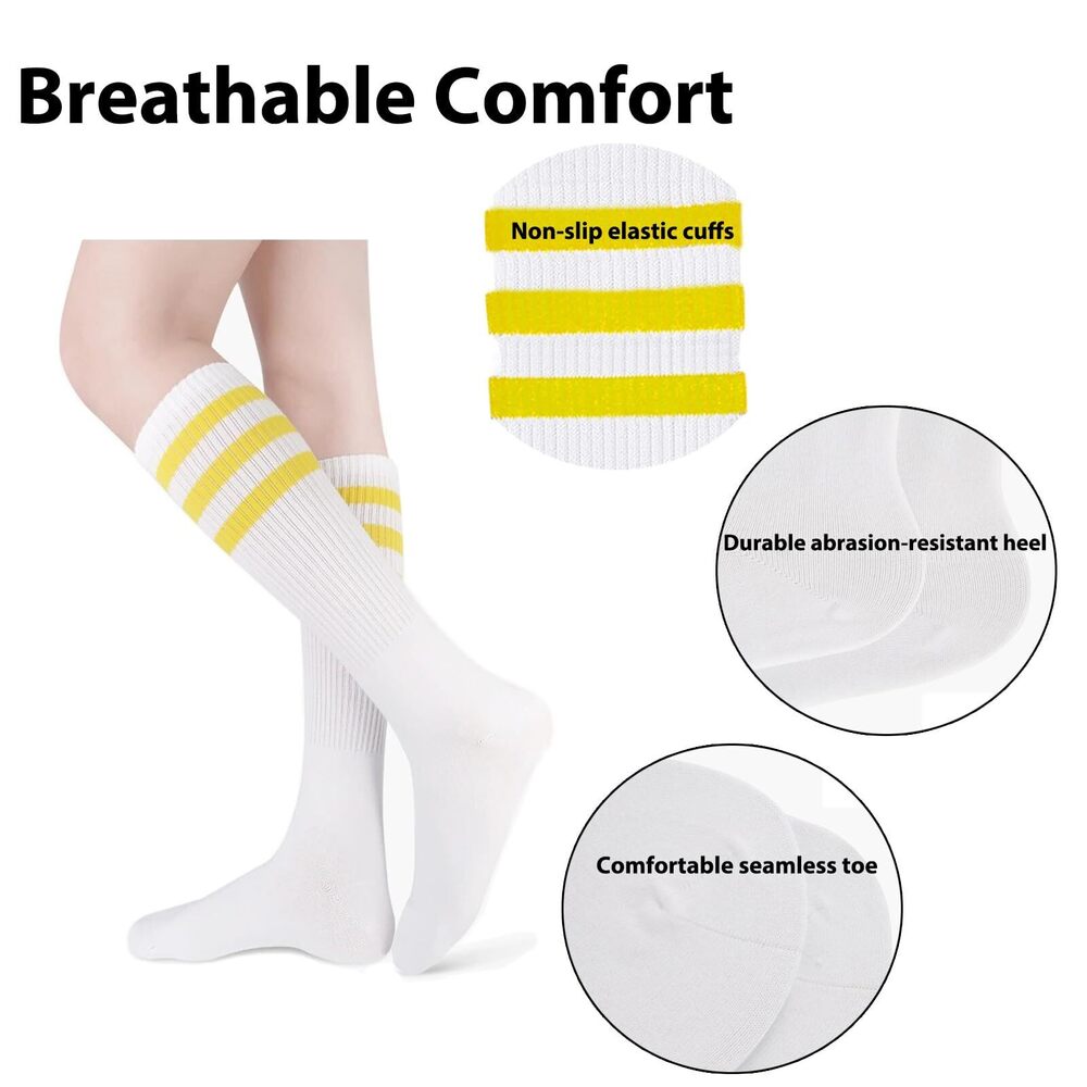 8776 Sweatband Striped Sock Set For Sweatband Headband High View 4